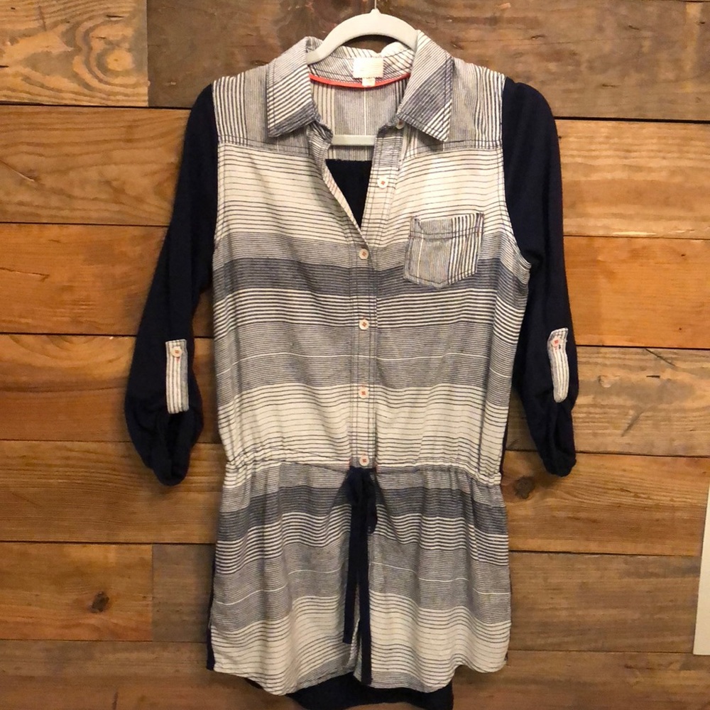 Anthropologie 9-H15 STCL Postal Stamp Tunic/ Dress